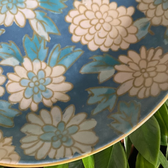 Pottery Barn Happy Easter Floral Egg Shaped Brunch Luncheon Plate Set 🐣🐇 - Picture 14 of 17